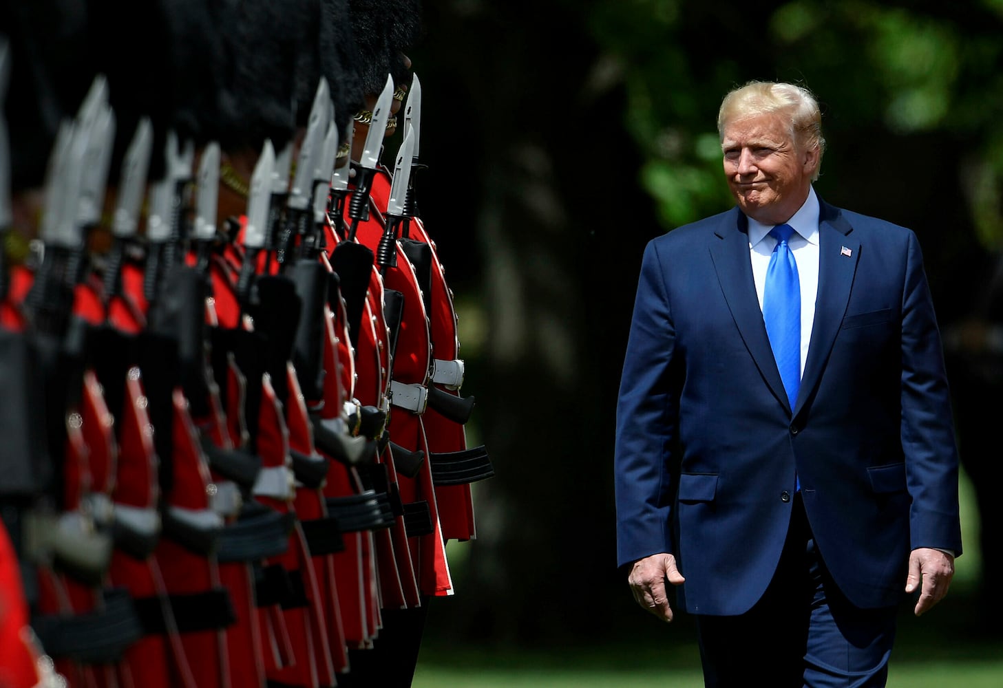 Photos: Trump arrives in United Kingdom for 3-day state visit