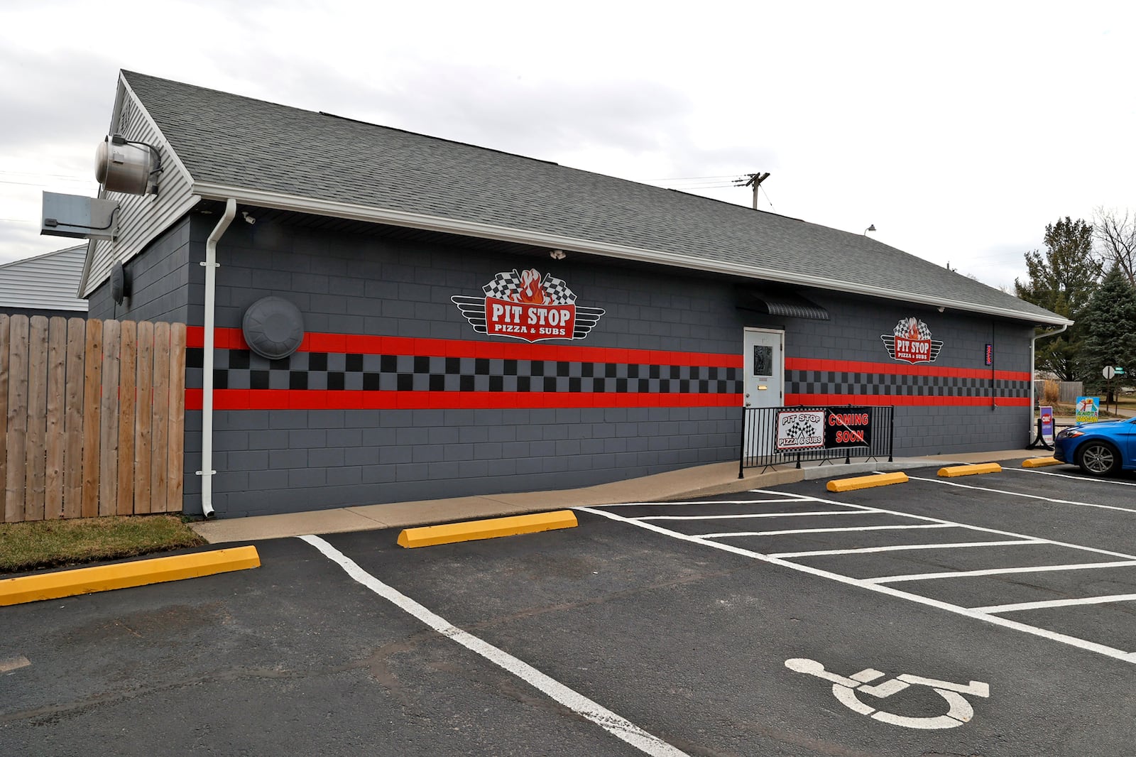 Shane and Tracy Shirk along with their son, Shane Jr., are excited to open Pit Stop Pizza & Subs on April 1, 2023. The restaurant, located on Columbus Avenue in Springfield, has featured a drive thru window since last summer where you can buy convenience store items along with coney dogs and sloppy joe sandwiches but soon will feature a dinning room and offer pizza and sub sandwiches. BILL LACKEY/STAFF