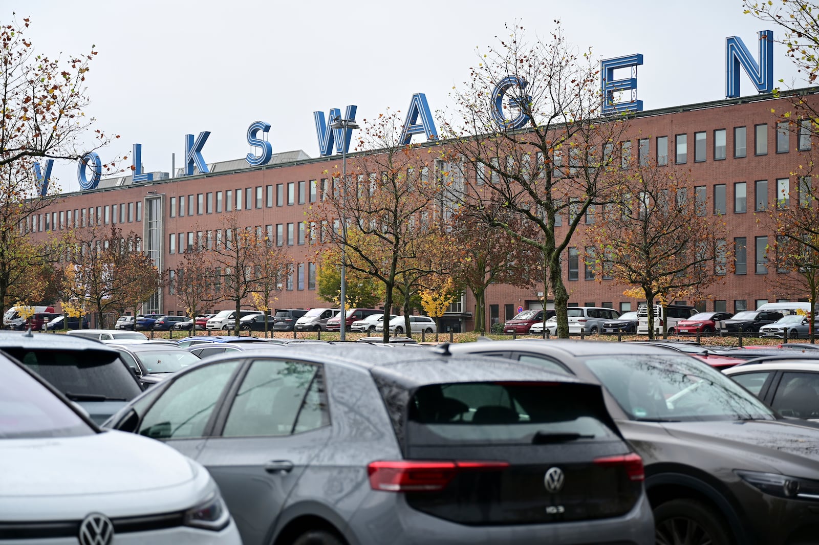 The Volkswagen plant in Kassel, Baunatal, Germany, Tuesday, Oct. 29, 2024. (Uwe Zucchi/dpa via AP)