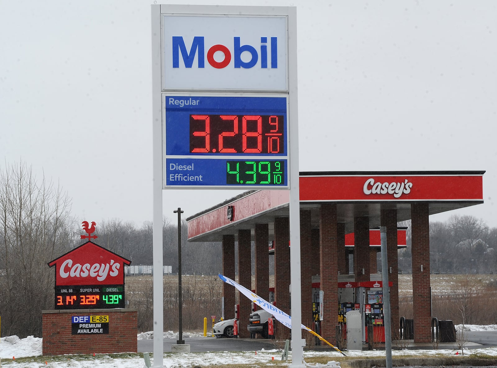 This Casey’s in Fairborn is one of 28 stores in the state of Ohio, most are in the western part of the state. MARSHALL GORBY\STAFF