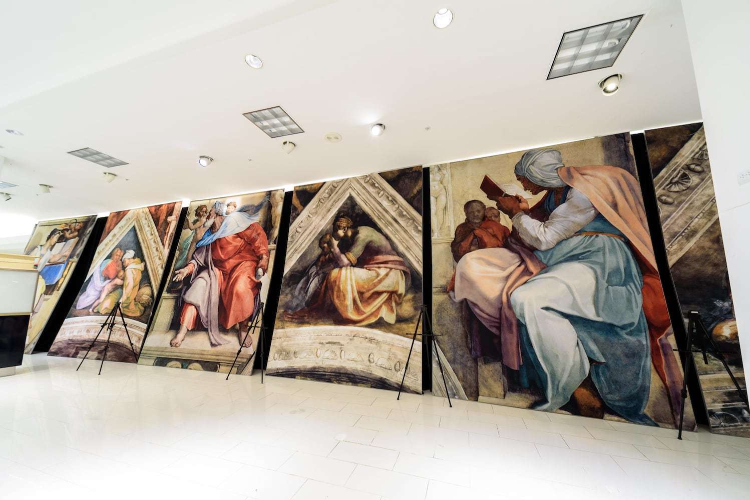 PHOTOS: A sneak peek of Michelangelo’s Sistine Chapel: The Exhibition at The Mall at Fairfield Commons