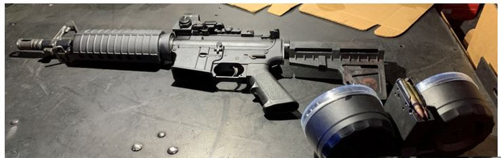 The AR-15 used by Connor Betts Sunday morning to kill nine people in the Oregon District.