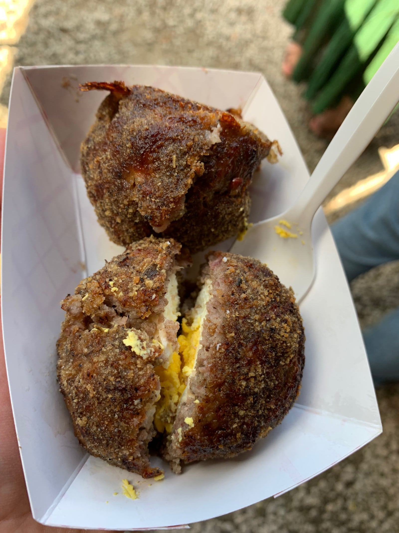 Scotch eggs are a perfect breakfast treat at the Ohio Renaissance Festival