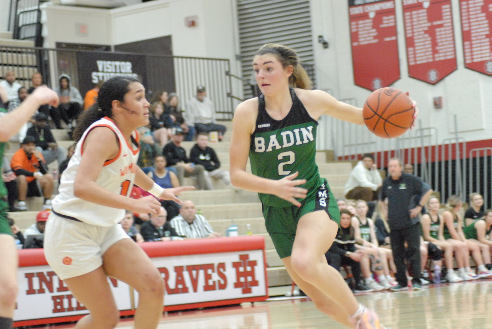 Badin junior Braelyn Even returns to help lead the Rams during the 2024-2025 high school girls basketball season. Chris Vogt/CONTRIBUTED