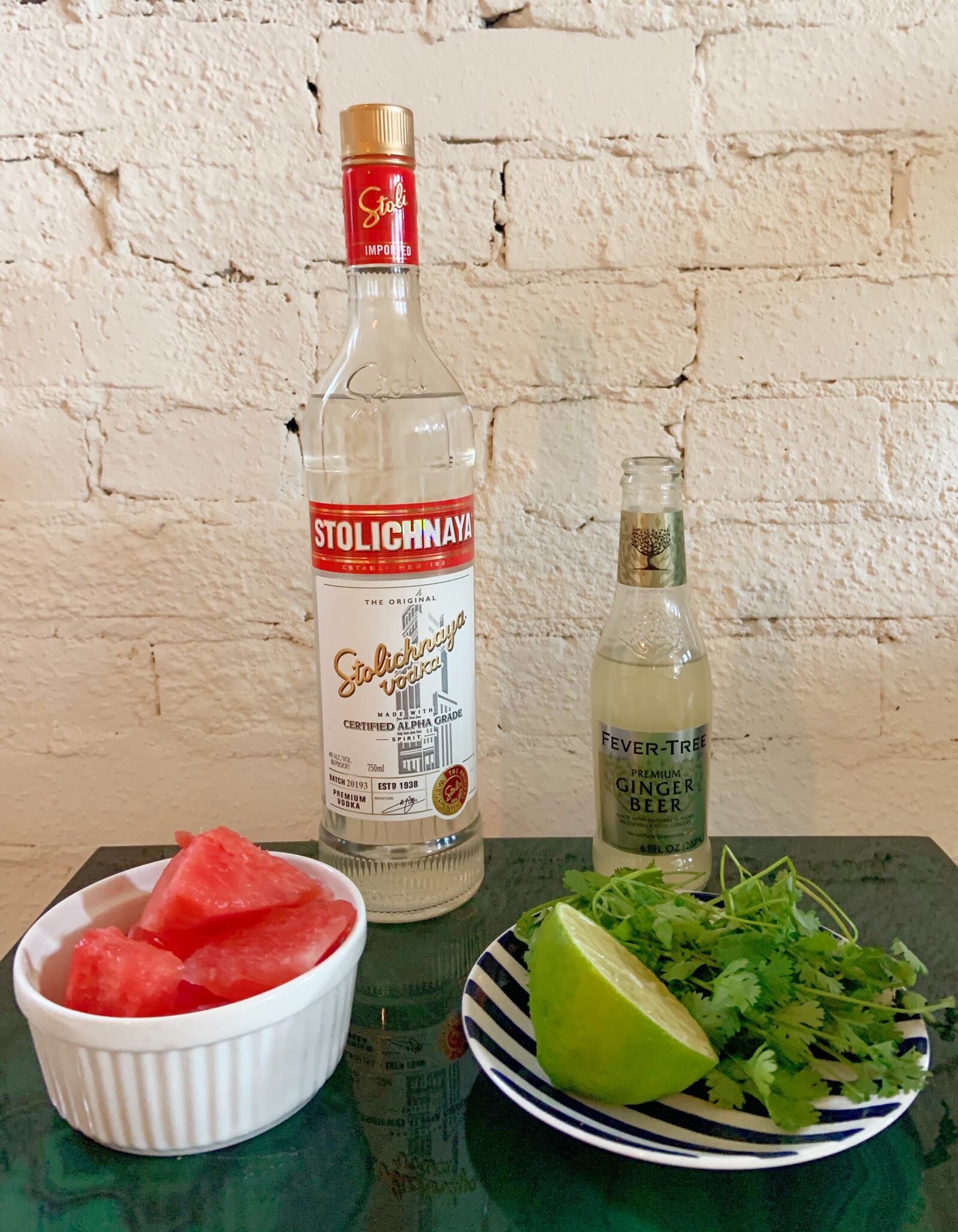 Vodka, ginger beer, watermelon, lime and cilantro come together to create the perfect summer cocktail: The Melon Mule. TESS VELLA/CONTRIBUTED