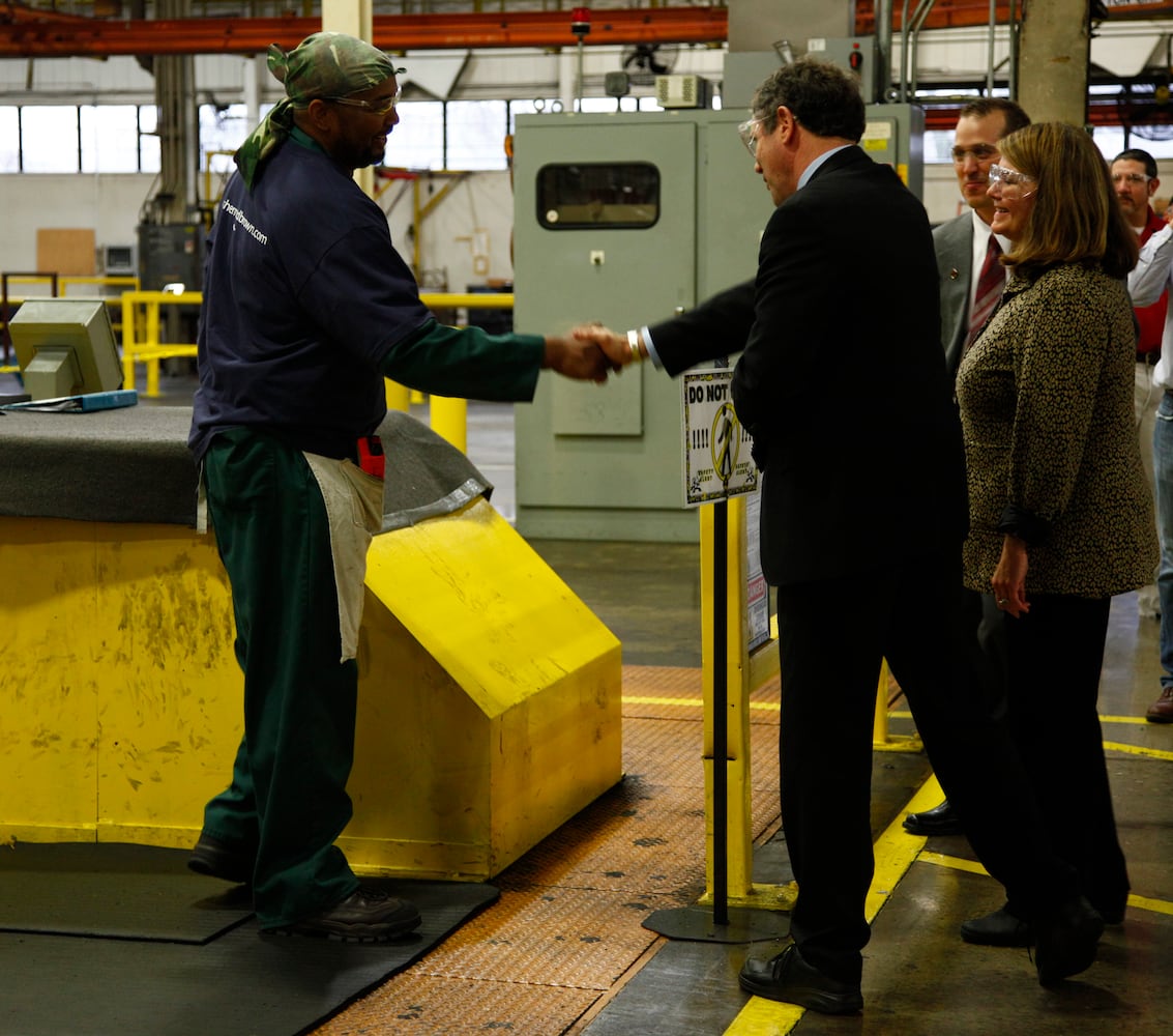 Sen. Sherrod Brown Visits Springfield