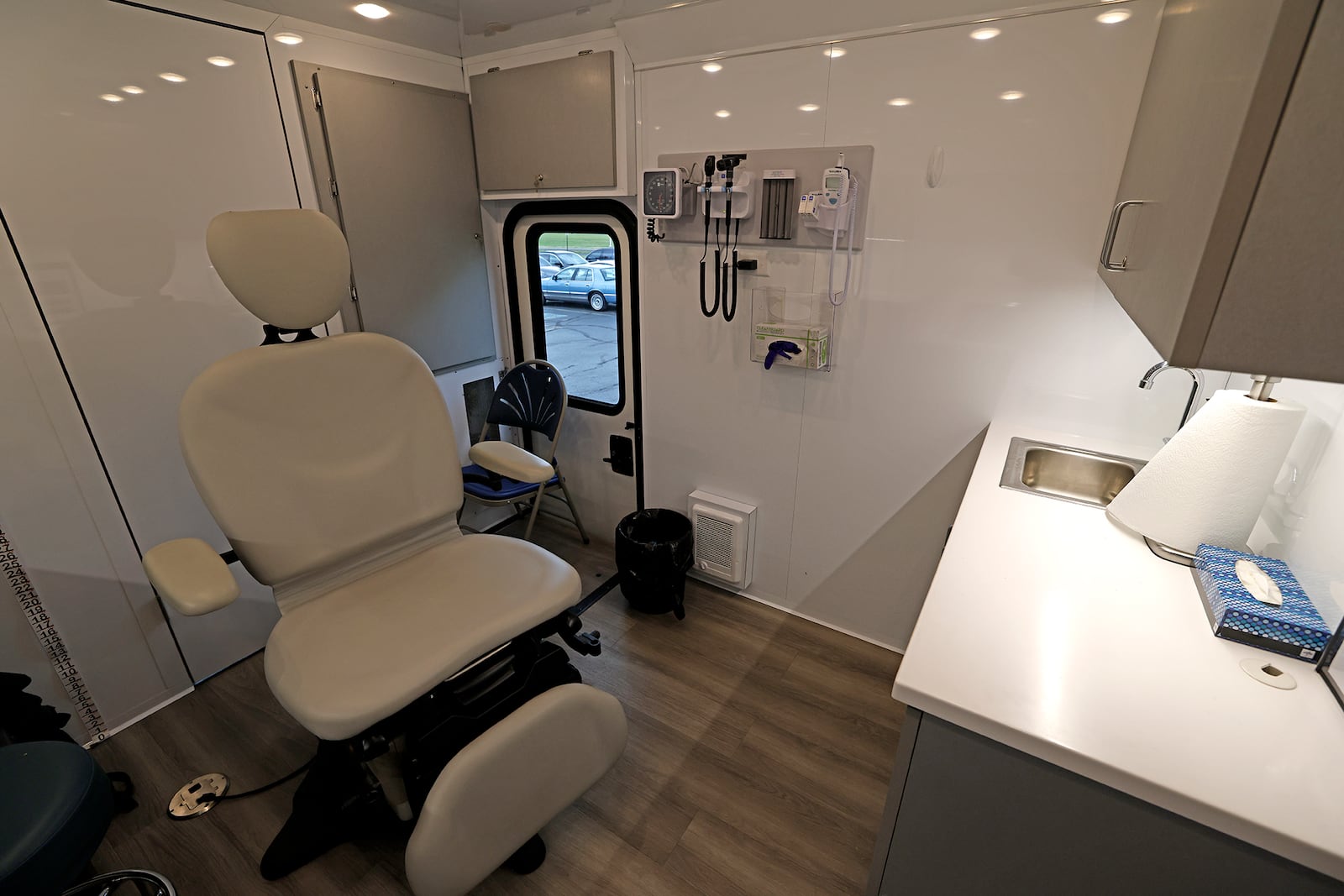 Inside the Clark County Combined Health District's new Mobile Health Unit on Thursday, Sept. 26, 2024. BILL LACKEY/STAFF