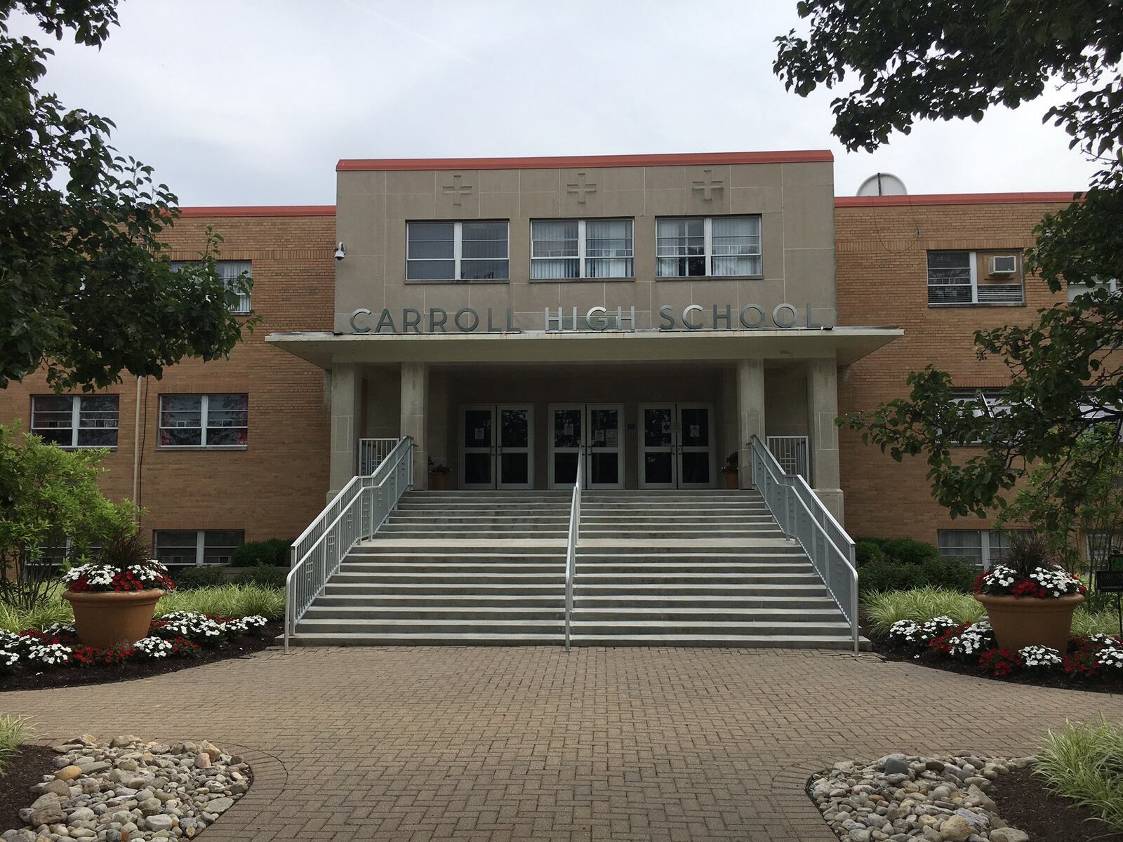 Carroll High School in Riverside is one of many private schools in the Dayton region that has for years enrolled students on EdChoice vouchers. JEREMY P. KELLEY / STAFF