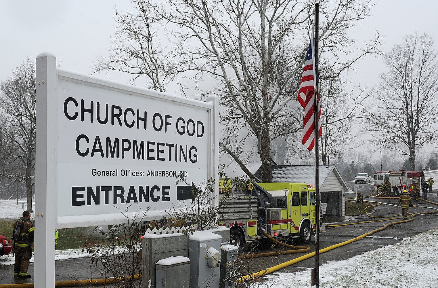 Church Campground Fire