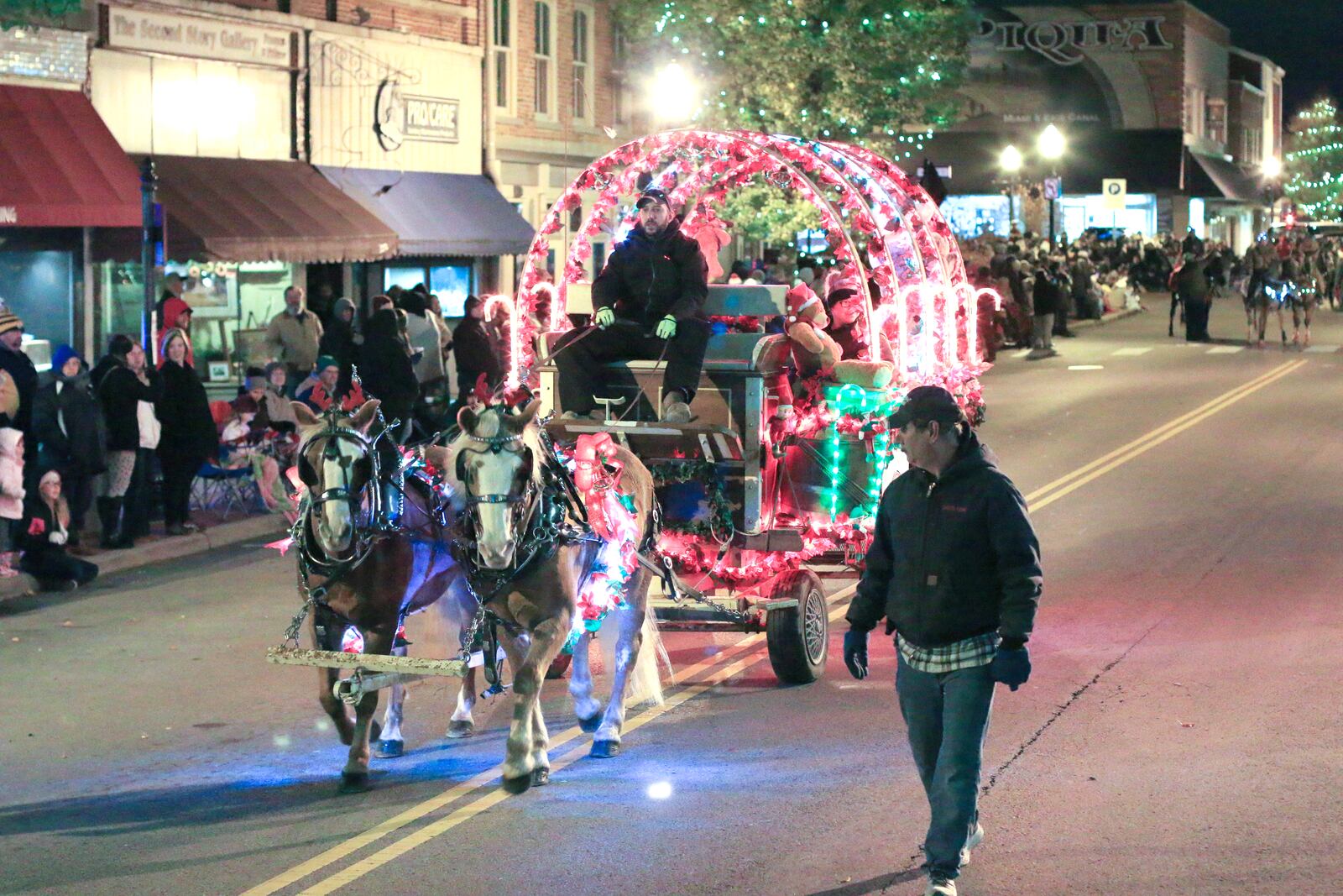 The Downtown Piqua Holiday Horse Parade takes place on Saturday, Nov. 16 .