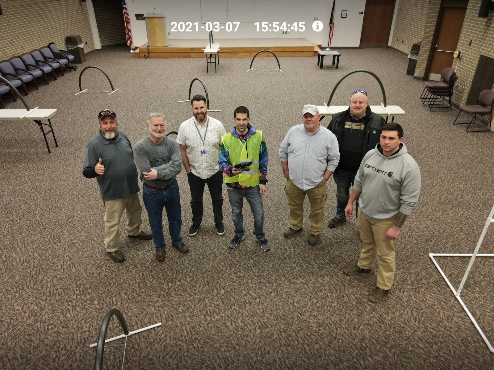 Clark State College offered its first Drone Federal Aviation Administration (FAA) License Prep Course for Unmanned Aerial Systems (UAS) Operations, Planning, and Piloting in March 
and had five people participate. Contributed