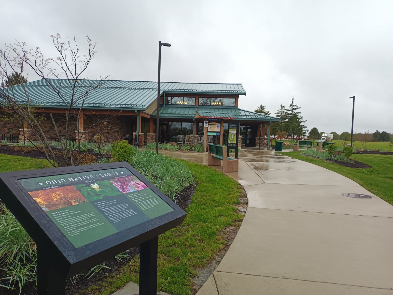 The re-imagined Welcome Center off of Interstate-70 eastbound in Preble County. The building first opened in 2019. SAMANTHA WILDOW\STAFF