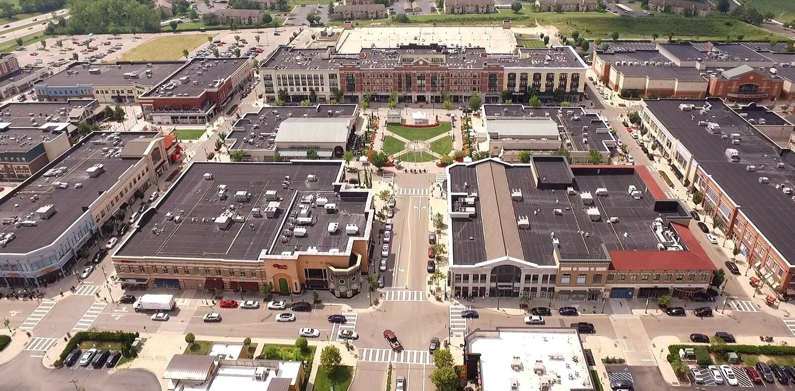 The Greene Town Center in Beavercreek opened in 2006 and is now boasting more than 100 shops and restaurants in the mixed retail open shopping center. TY GREENLEES / STAFF