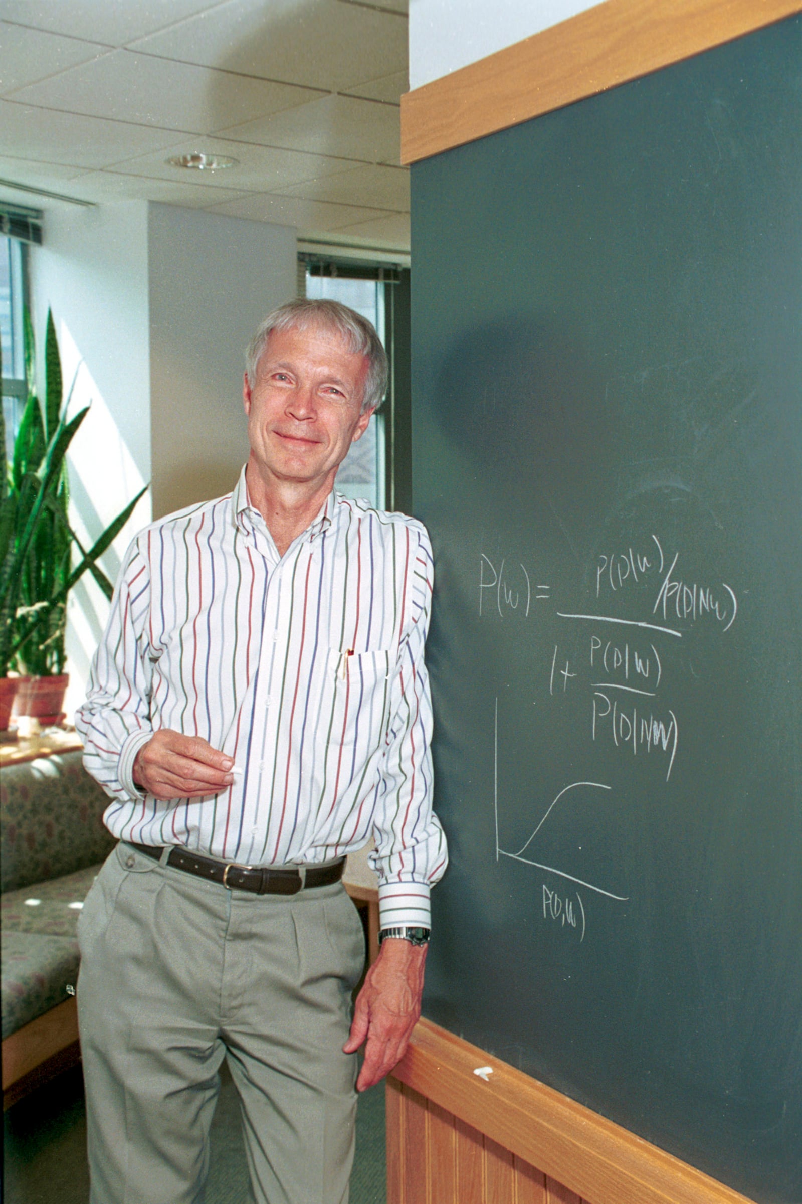 This undated photo provided Tuesday, Oct. 8, 2024, shows professor John Hopfield. (Princeton University, Office of Communications; Denise Applewhite via AP)