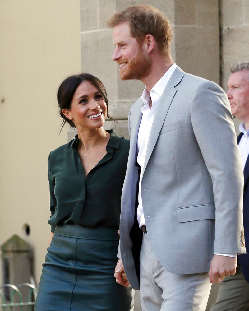 Photos: Prince Harry and Meghan Markle announce baby on the way