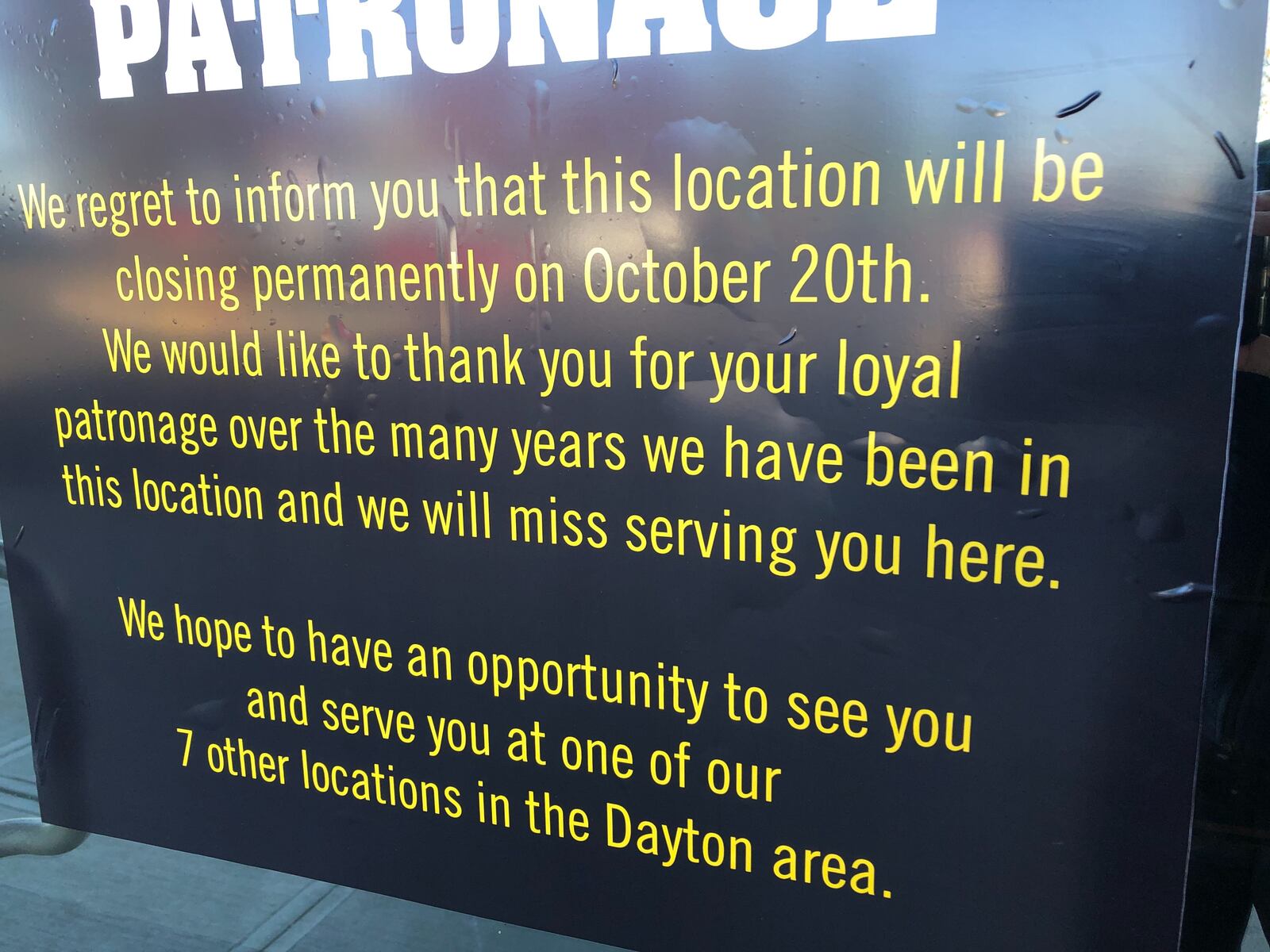 Buffalo Wild Wings has shut down its restaurant at 774 N. Main St. in Springboro to pave the way for the opening of a newly constructed restaurant in the nearby Austin Landing. MARK FISHER/STAFF