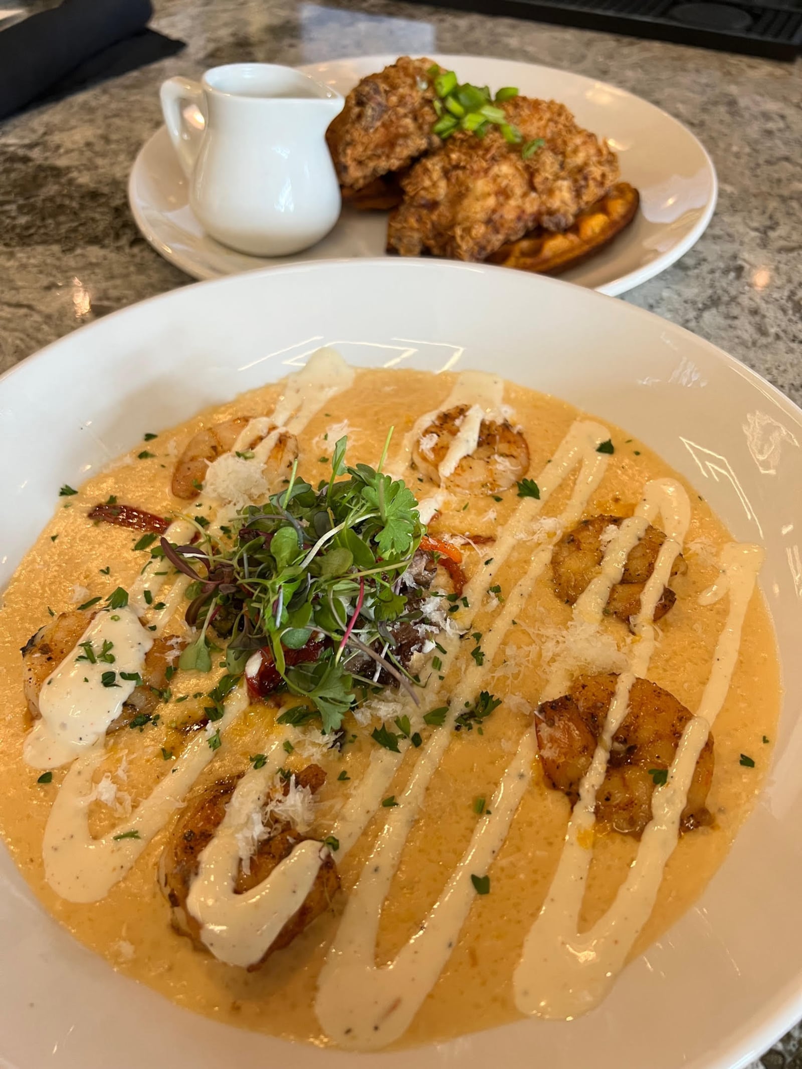 Shrimp and Grits at The Syndicate in Bellefontaine.