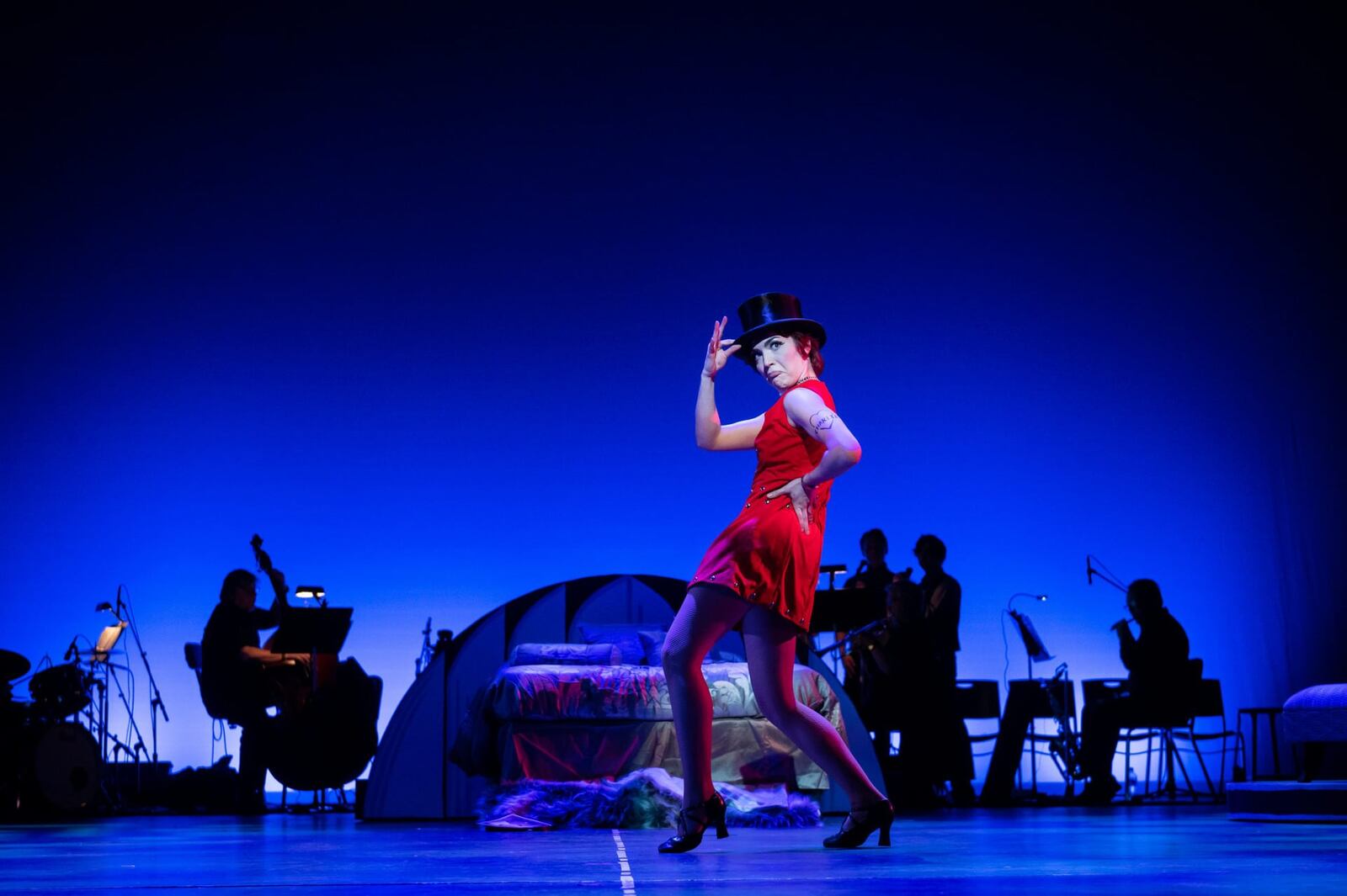 Tassy Kirbas as Charity Hope Valentine in Wright State University's production of "Sweet Charity." PHOTO BY ERIN PENCE