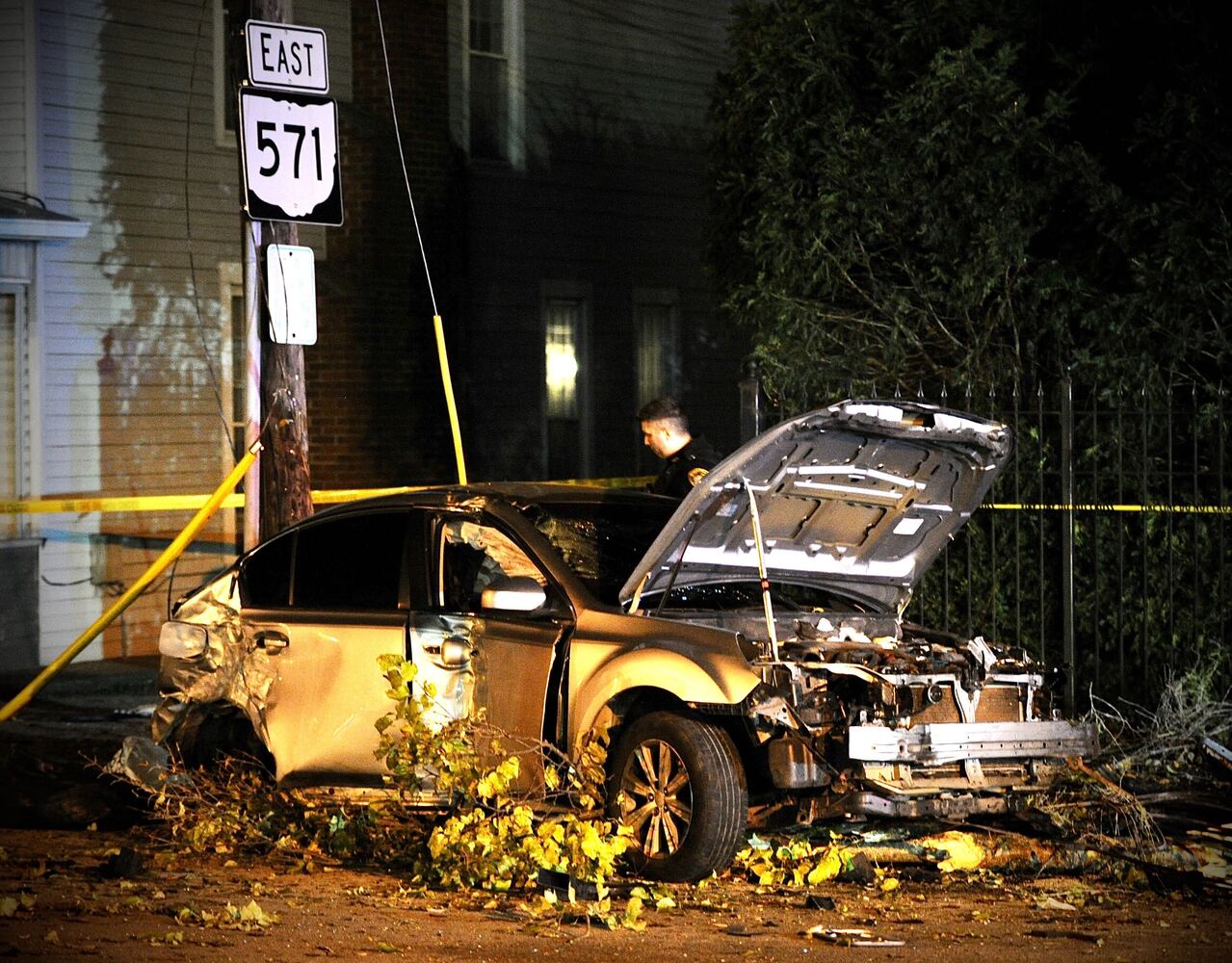 Fleeing car crashes into second vehicle in New Carlisle