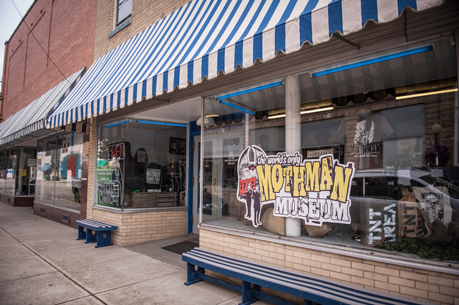 The legend of Mothman lives on at the Mothman Museum in Point Pleasant, WV. PHOTO: MOTHMAN MUSEUM