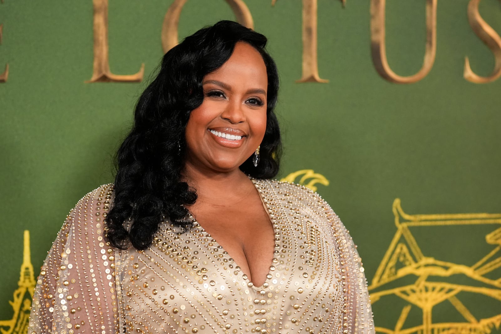 Natasha Rothwell arrives at the season three premiere of "The White Lotus" on Monday, Feb. 10, 2025, at Paramount Theater in Los Angeles. (AP Photo/Chris Pizzello)