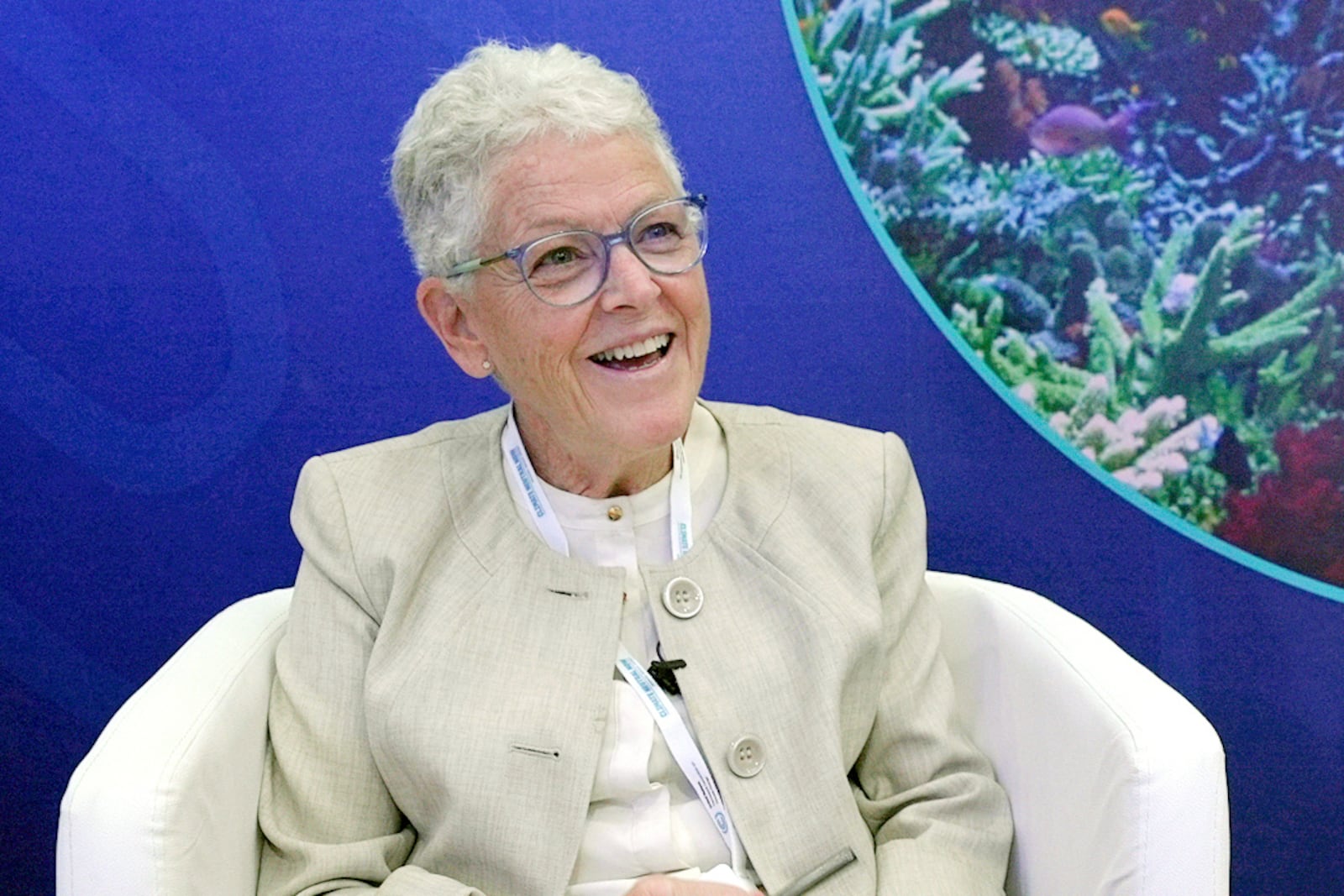 FILE - Former White House national climate adviser Gina McCarthy speaks during an interview with The Associated Press in Sharm el-Sheikh, Egypt, Nov. 7, 2022. (AP Photo/Teresa de Miguel, File)