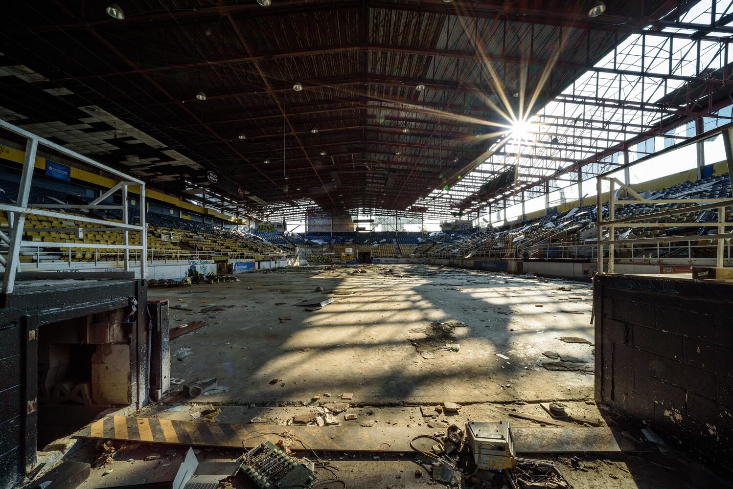 Last look inside Hara Arena