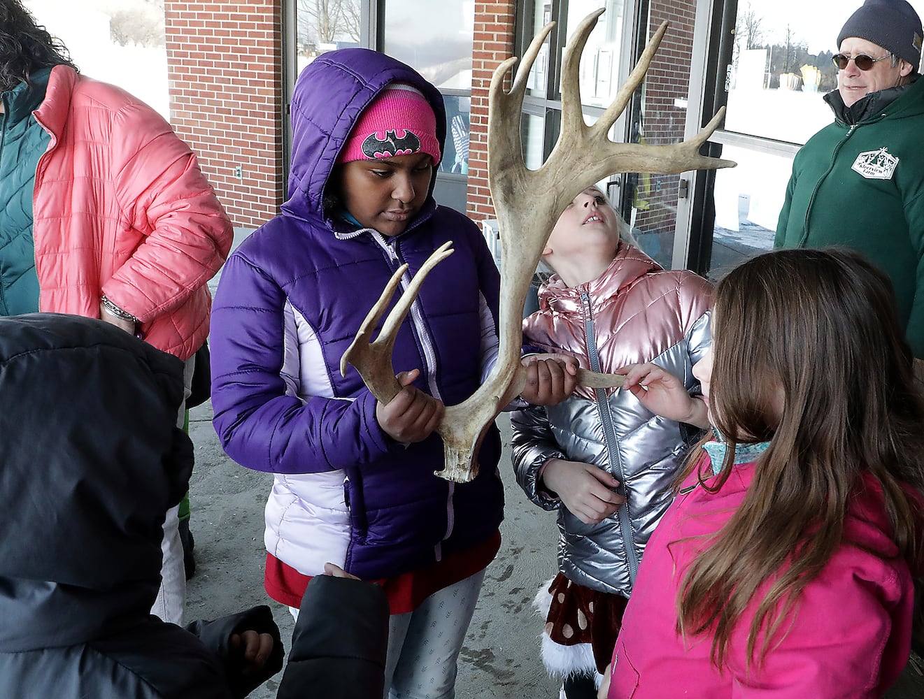 PHOTOS: Reindeers Visit South Vienna School