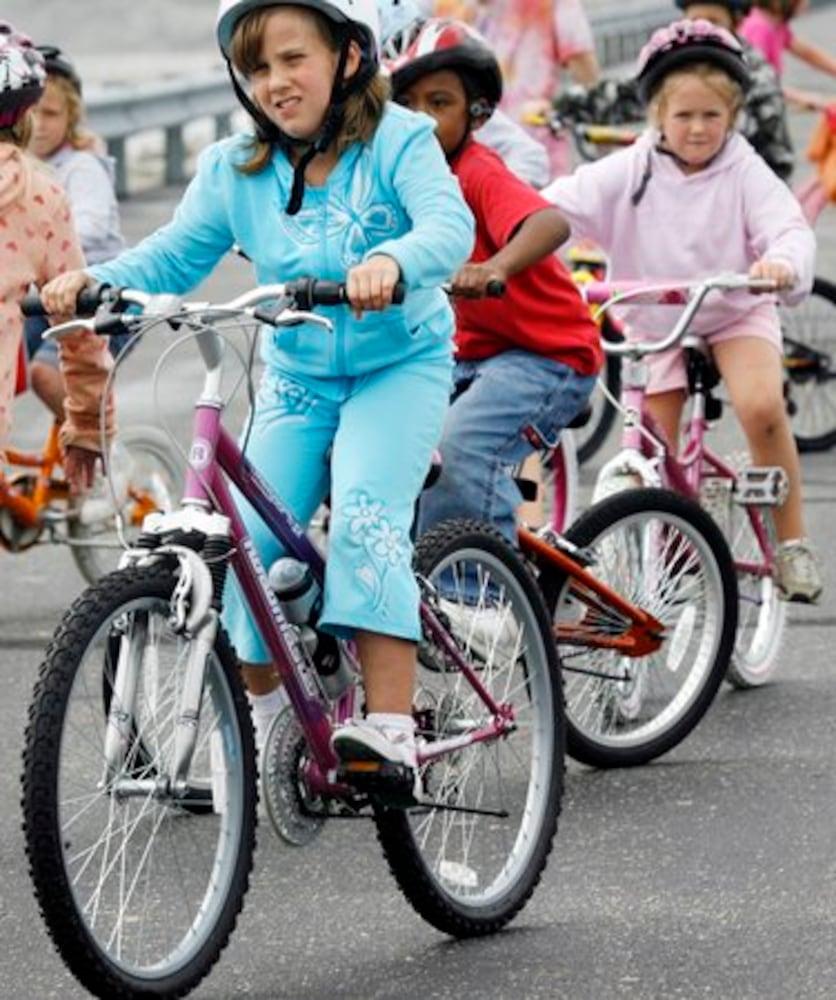 Kids learn about bike safety