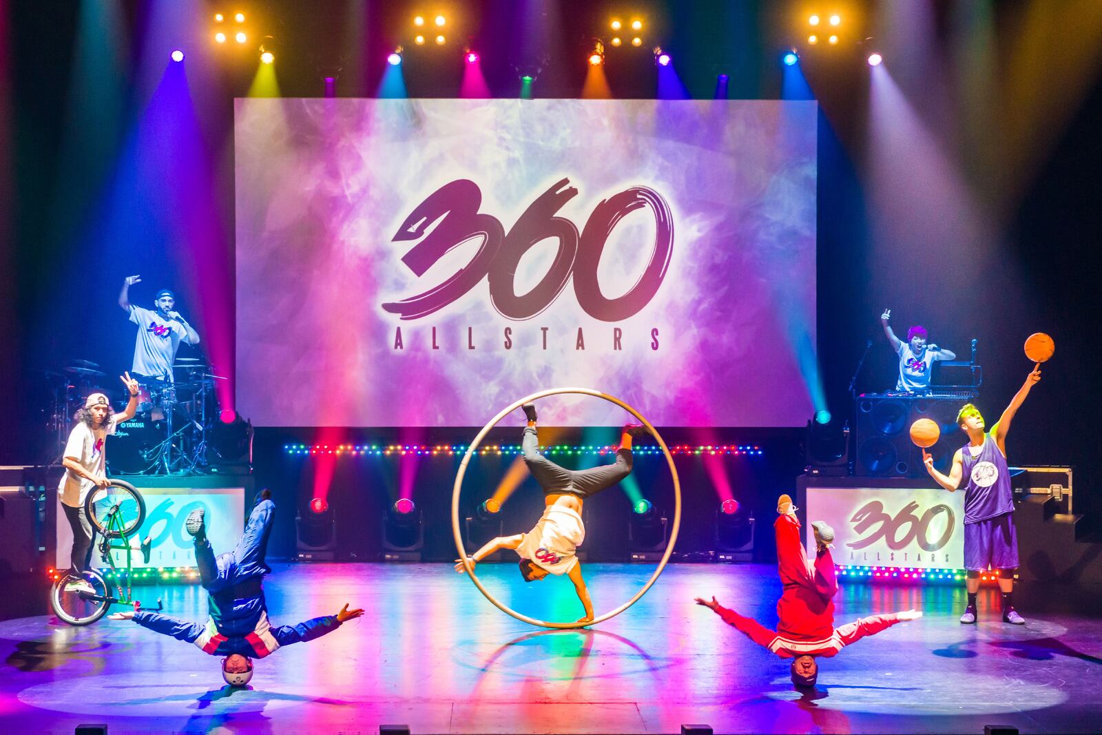 Acrobatics, music and more will add to the excitement of the 360 ALLSTARS, who will add variety to the Clark State Performing Arts Center's variety of entertainment in its 2023-2024 season.