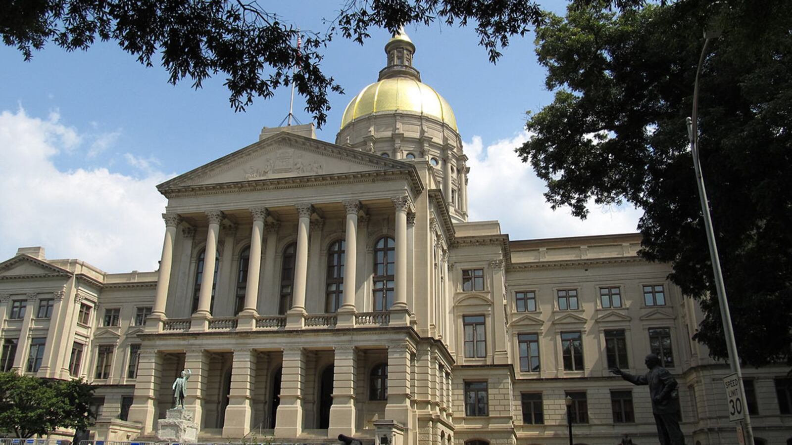 The Georgia State Capitol building where lawmakers passed the fetal heartbeat bill.