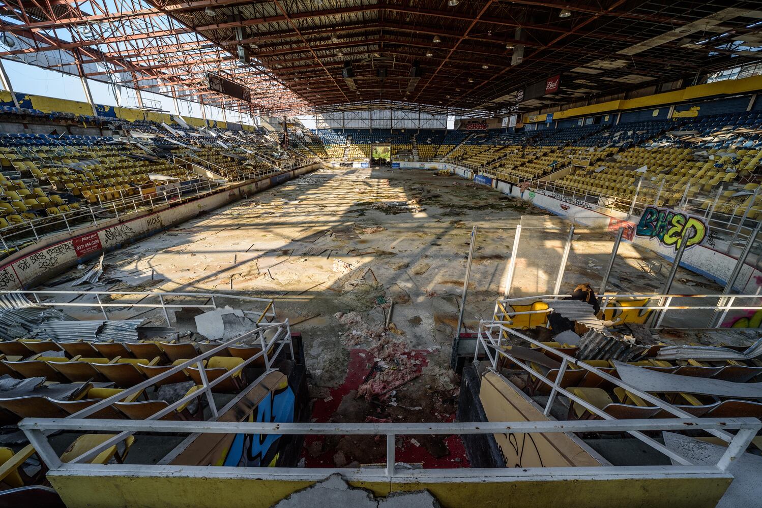 Last look inside Hara Arena