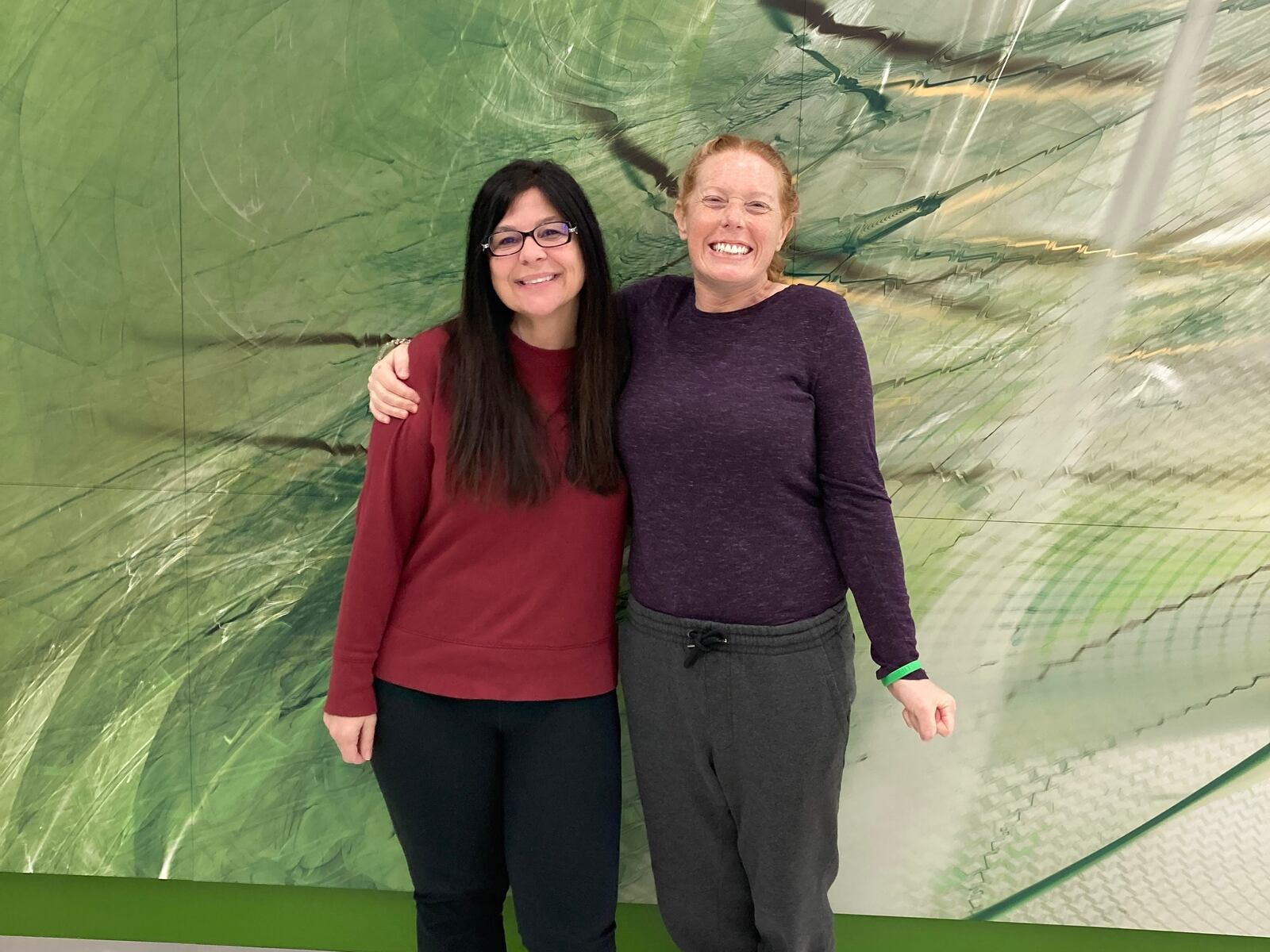 Julie Nourse (right) poses with kidney donor Jennifer Tuttle. CONTRIBUTED.