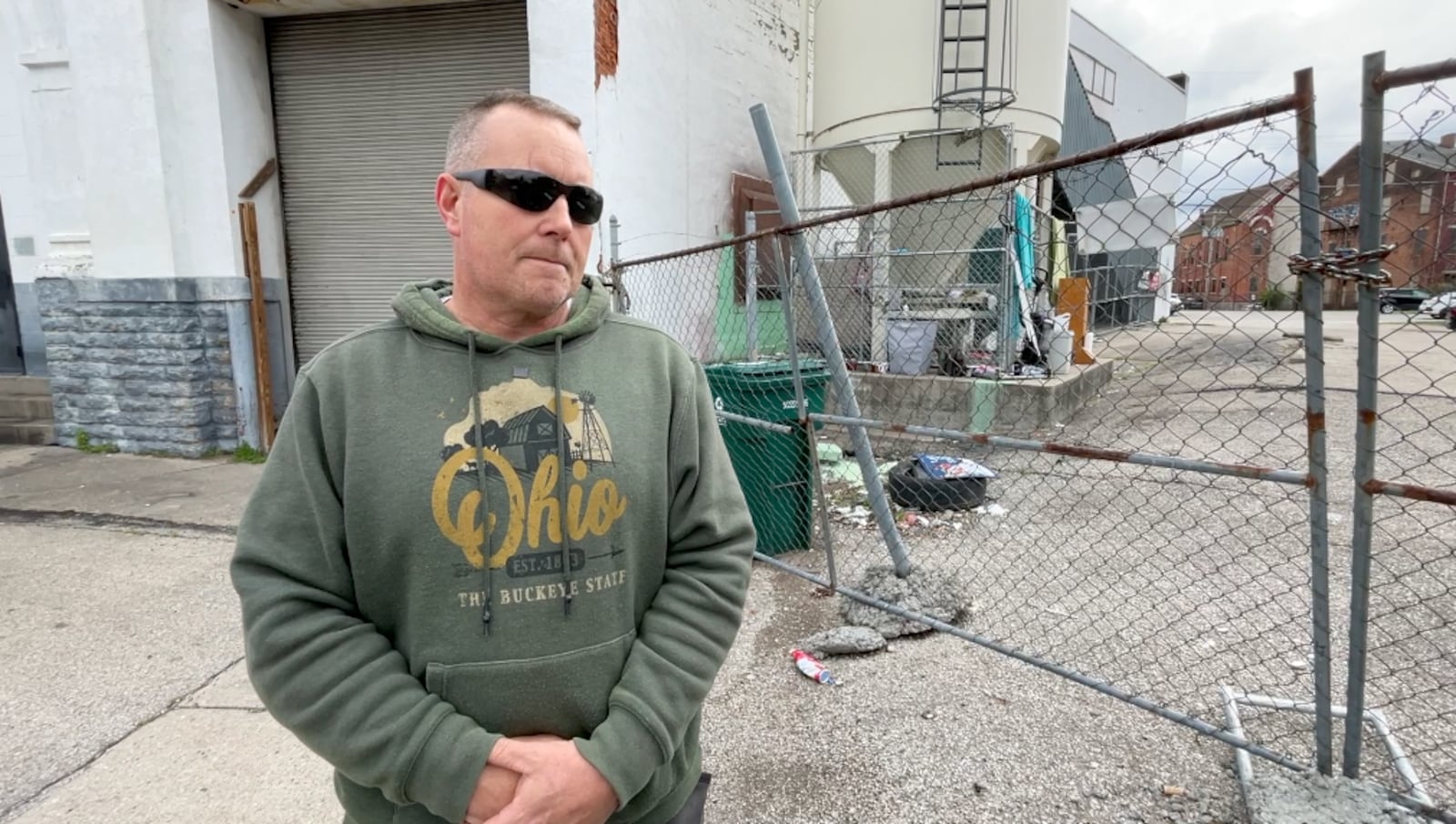 John Donaldson, a 25-year resident of north OTR, said the neighborhood is like a third world country with open sex, public toileting. RAY PFEFFER/WCPO