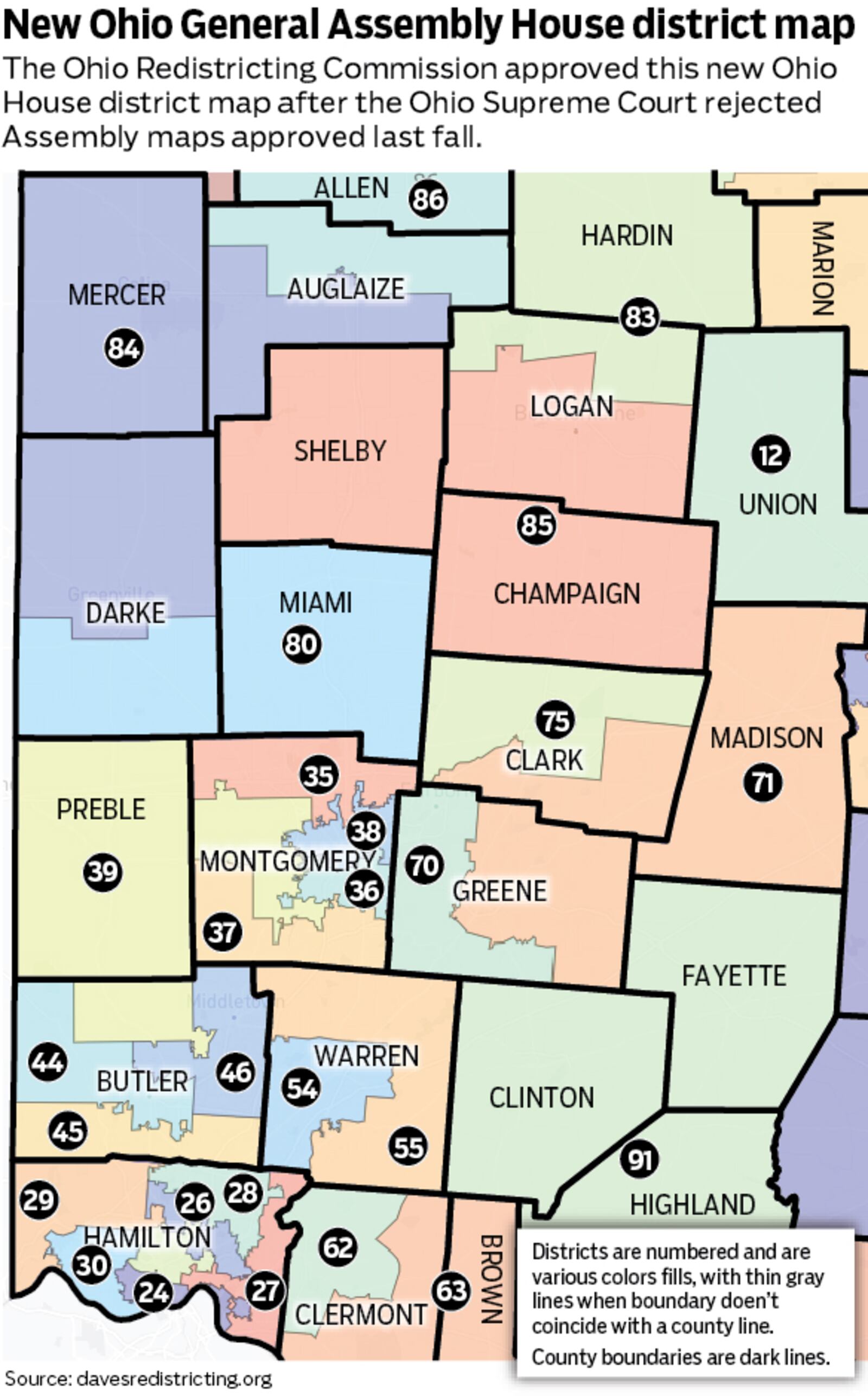 New Ohio House district maps