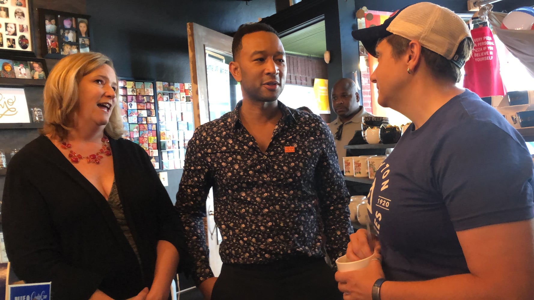 PHOTOS: John Legend visits the Oregon District to show support for the community