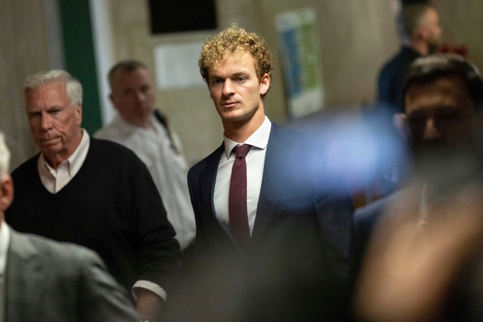 Daniel Penny arrives at the courtroom from a break in New York, Tuesday, Dec. 3, 2024. (AP Photo/Yuki Iwamura)