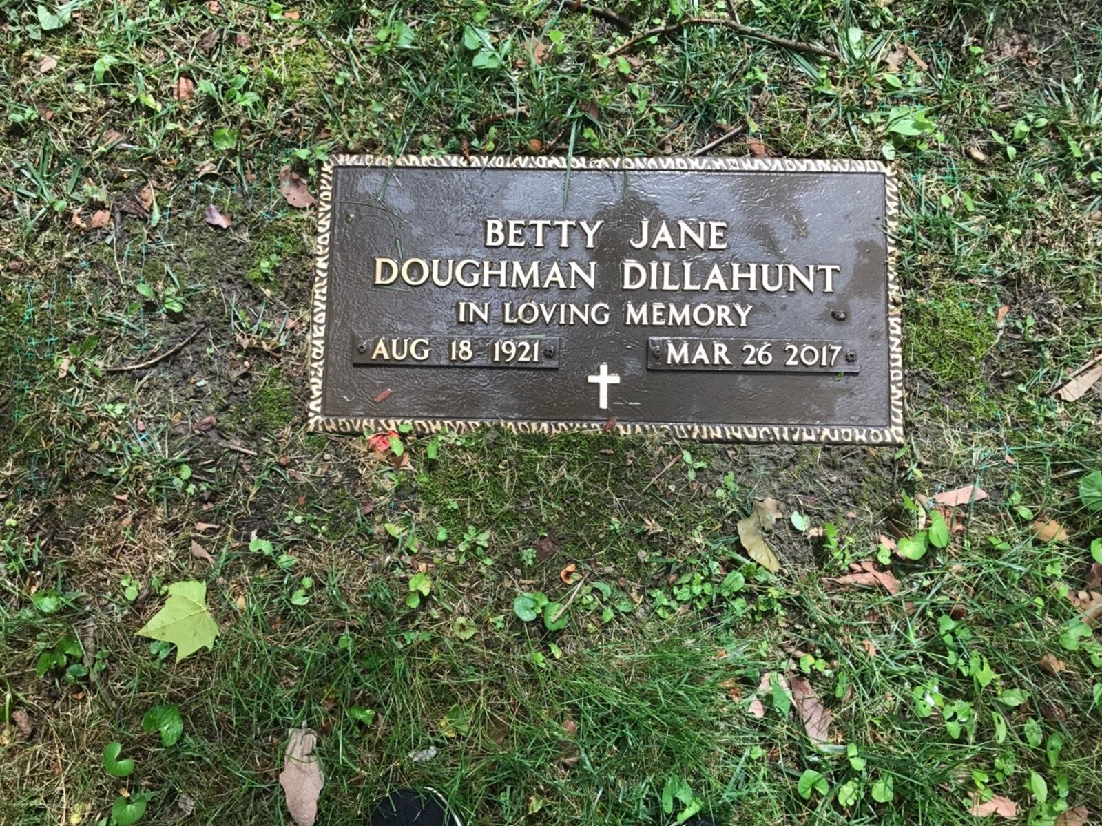 The grave of Betty Jane Dillahunt a multi-sport phenom dubbed “The Mother of Clark County female athletes” and “our own Babe Didrikson Zaharaias.” She played field hockey for 24 years, made the women’s’ national team and founded the field hockey program at Wittenberg, the first sport for women at the school. She coached nine different sports at Wittenberg. She was invited to play in the All-American Girls Professional Girls Baseball League, a forerunner to women’s professional league sports in America. As a 5-handicap golfer, she finished fifth at the 1957 USGA Championship and won the Springfield women’s golf title 11 times. She was the first woman to serve as athletics director at the school, the softball field carries her name and she’s in the school’s Hall of Honor. Tom Archdeacon/CONTRIBUTED