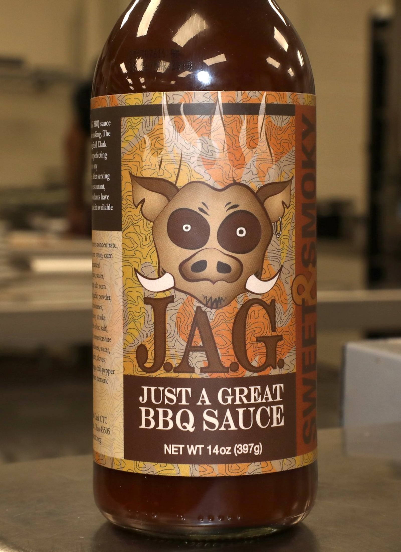 The BBQ sauce at the Jaguar Room has been bottled and is for sale. BILL LACKEY/STAFF