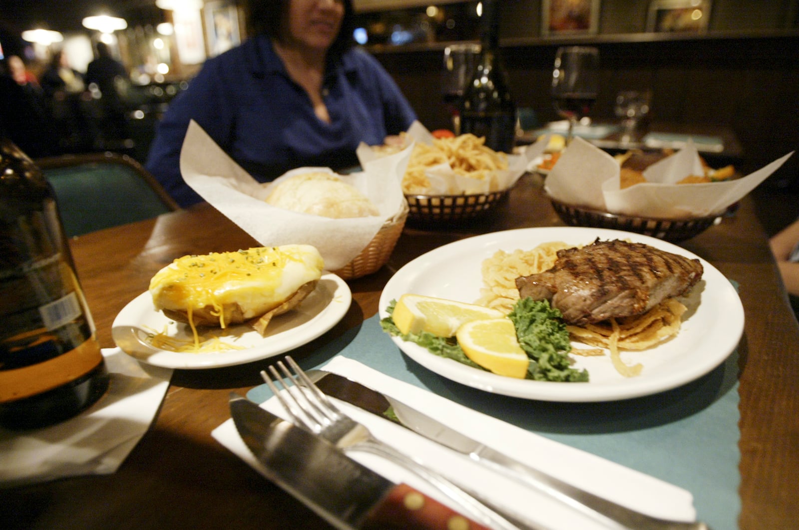 The NY Strip at the Buckhorn Tavern