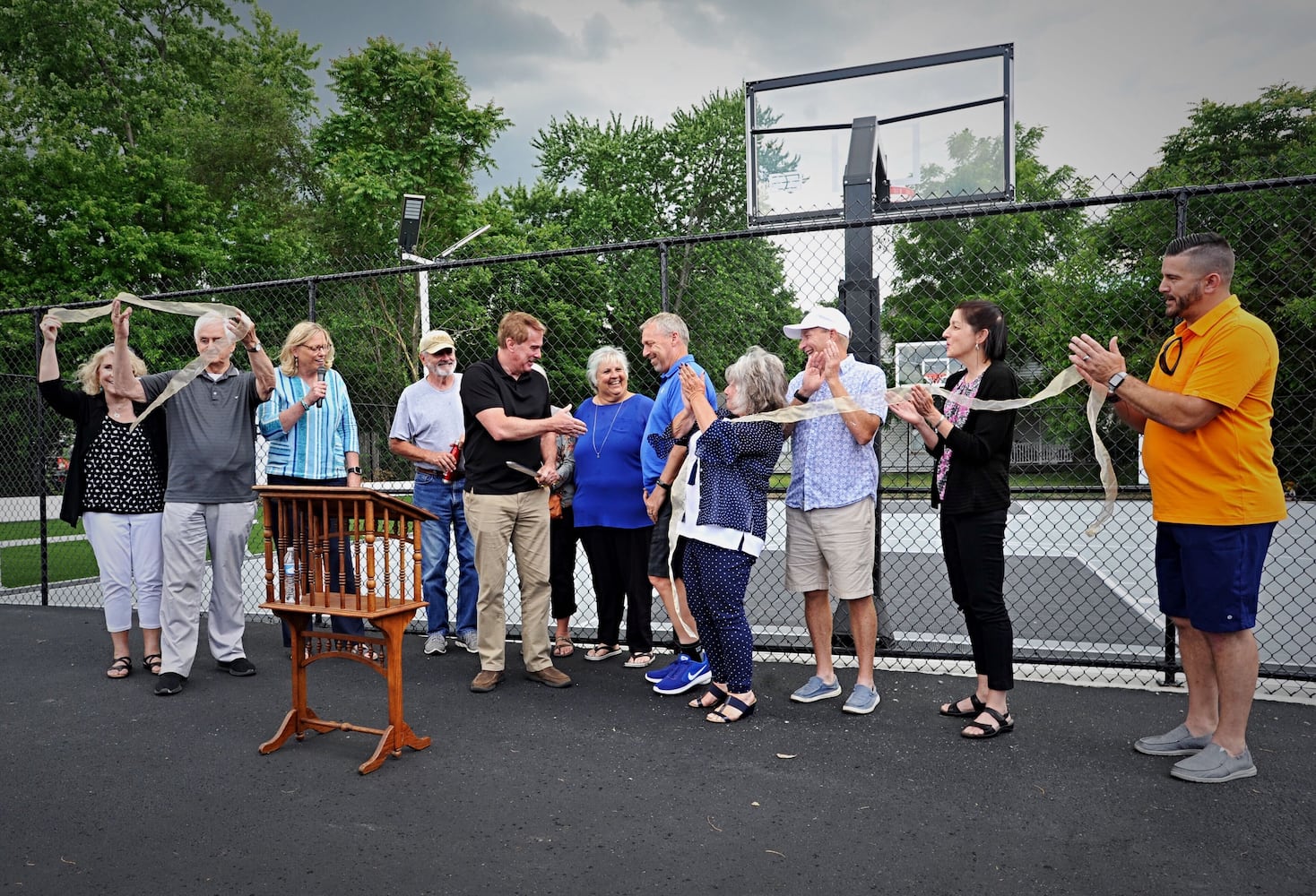 Springfield has new basketball court