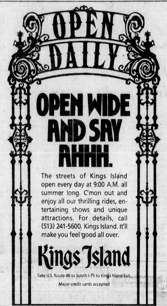 Kings Island vintage ads