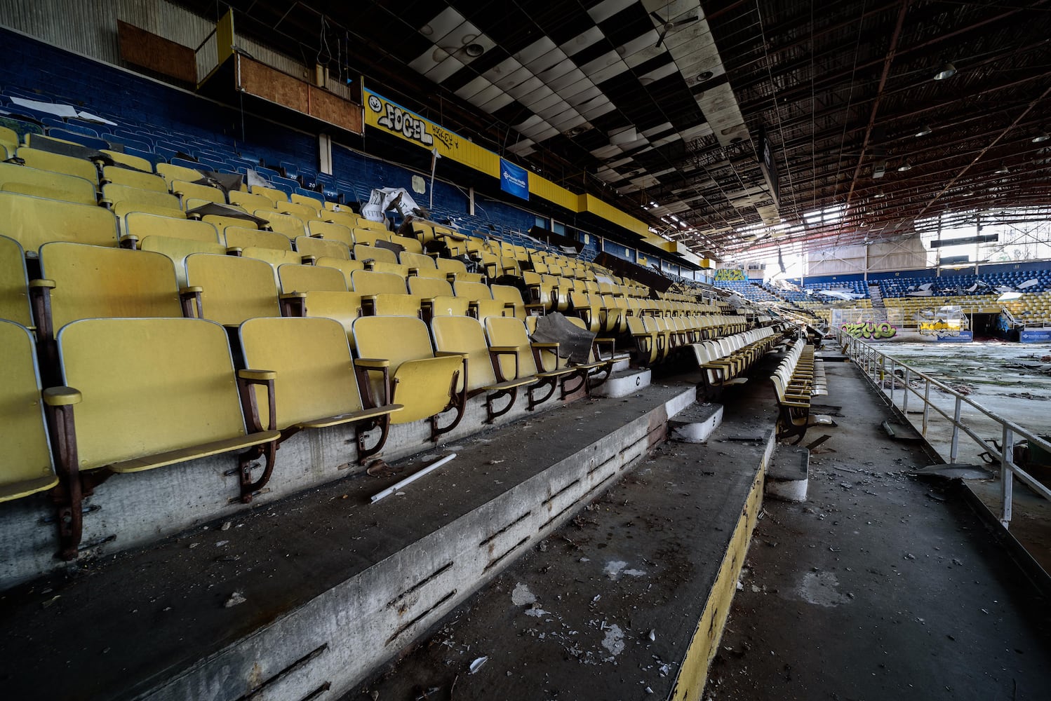 Last look inside Hara Arena