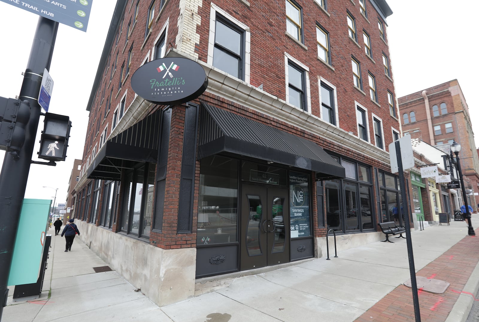 Fratelli's Famiglia Ristorante opened in downtown Springfield in 2020. BILL LACKEY/STAFF