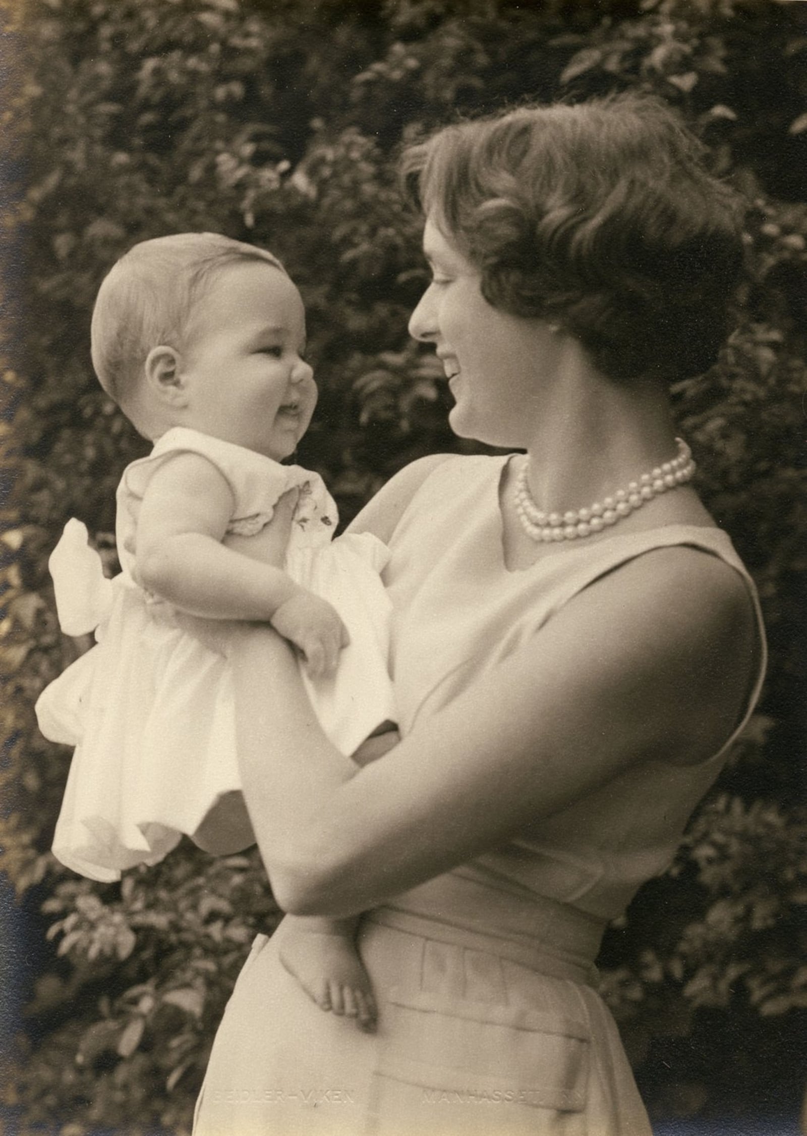 Actress Allison Janney as a baby and her mother Macy, summer 1960. (Contributed photo)