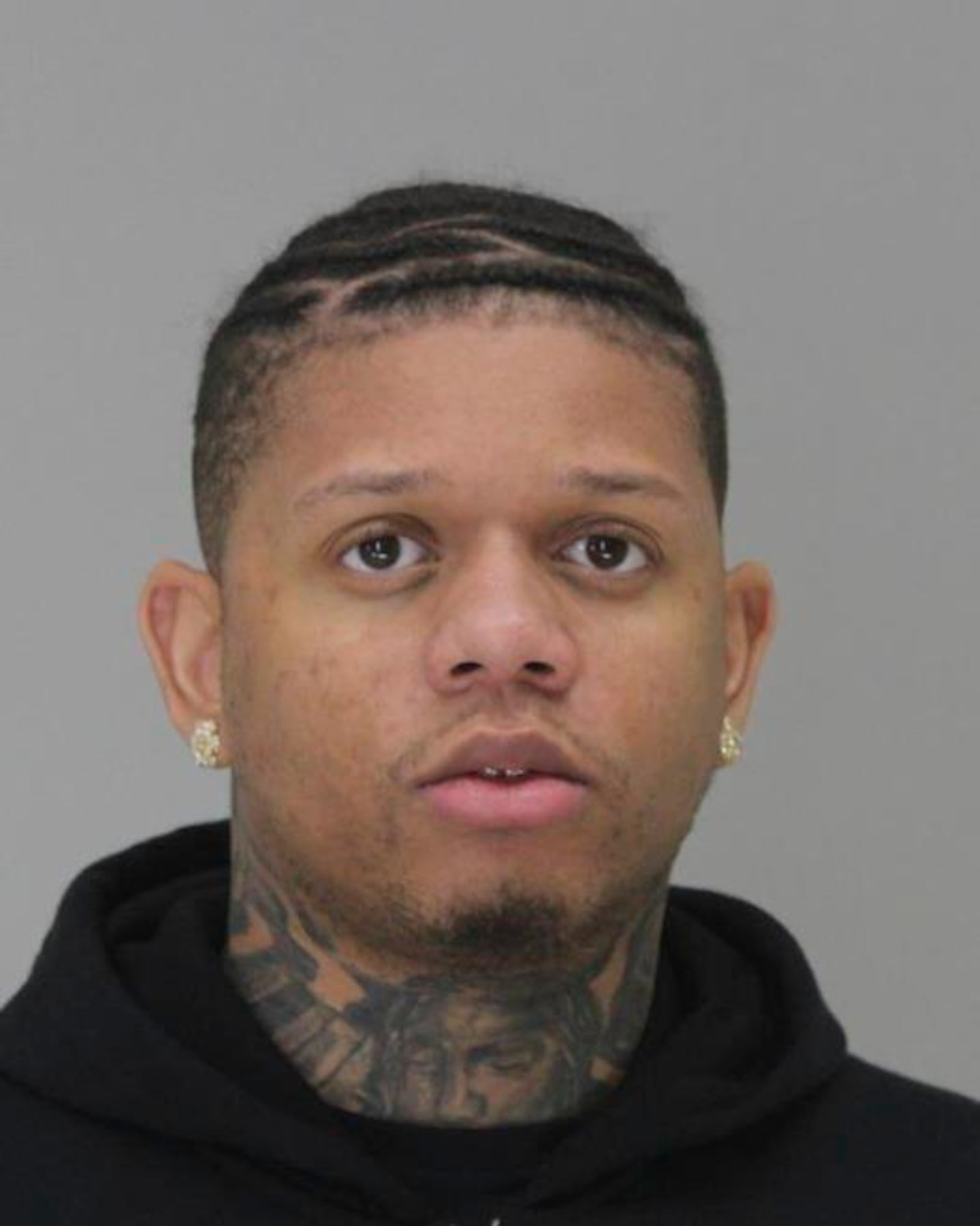 This photo provided by the Dallas County Sheriff's Office in March 2025 shows musician Yella Beezy, whose real name is Markies Conway. (Dallas County Sheriff's Office via AP)