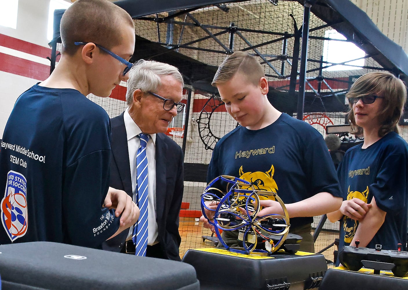 050724 DeWine Drone Soccer SNS