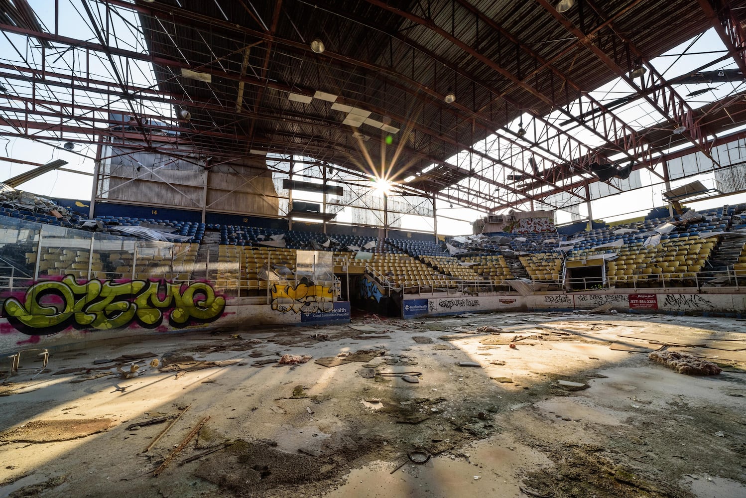 Last look inside Hara Arena