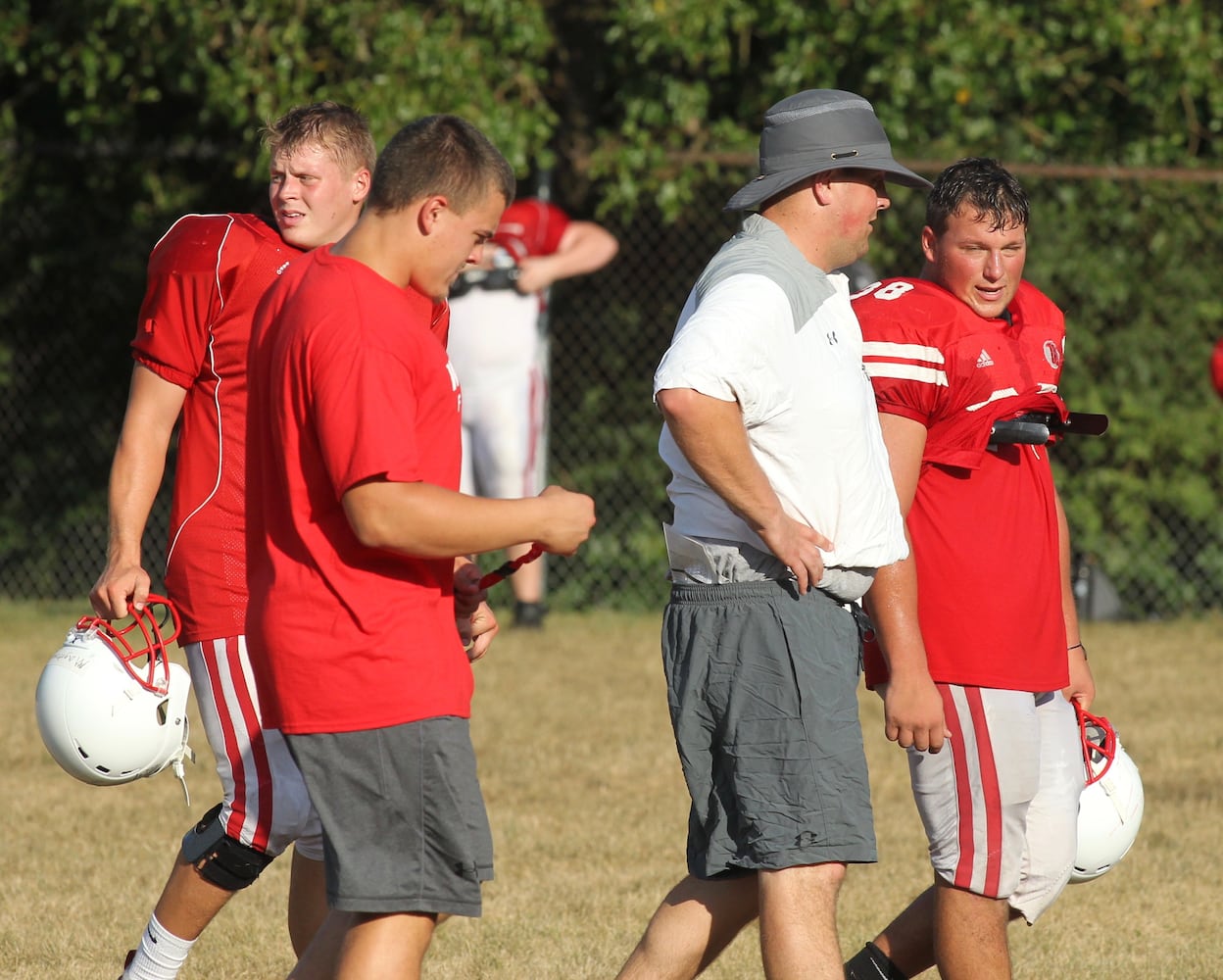 Photos: Wittenberg football preseason practice