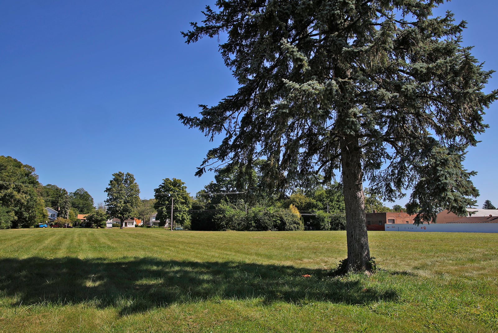 The site of the former Elmwood Elementary School along Clairmont Avenue where a housing development is proposed. BILL LACKEY/STAFF